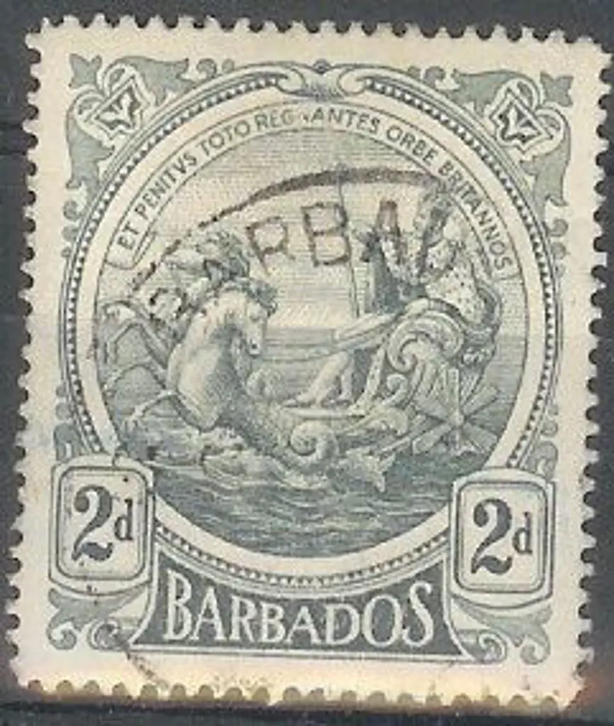 Bahamas 1916/19 2d Seal of Colony. F/U SG 184 Cat. ... Image 1++
