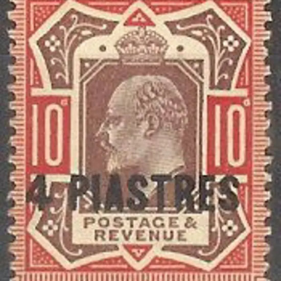 British Levant 1911/13 4pi on 10 dull ...