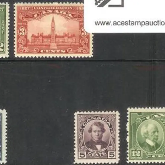 Canada 1927 60th Anniv of Confederation set of 8. ...