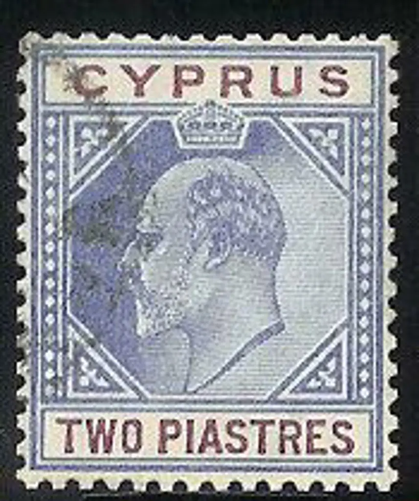 Cyprus 1904/10 2p KEVII MC/CA wmk with "broken top ... Image 1++