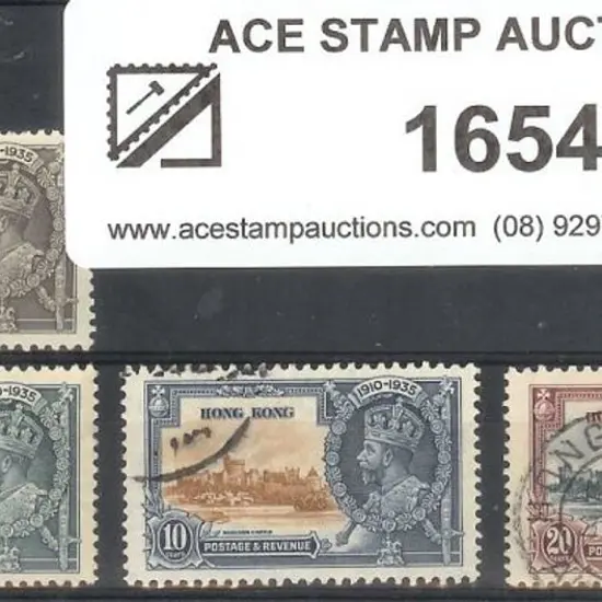 Hong Kong 1935 Silver Jubilee set of 4. F/U SG ...