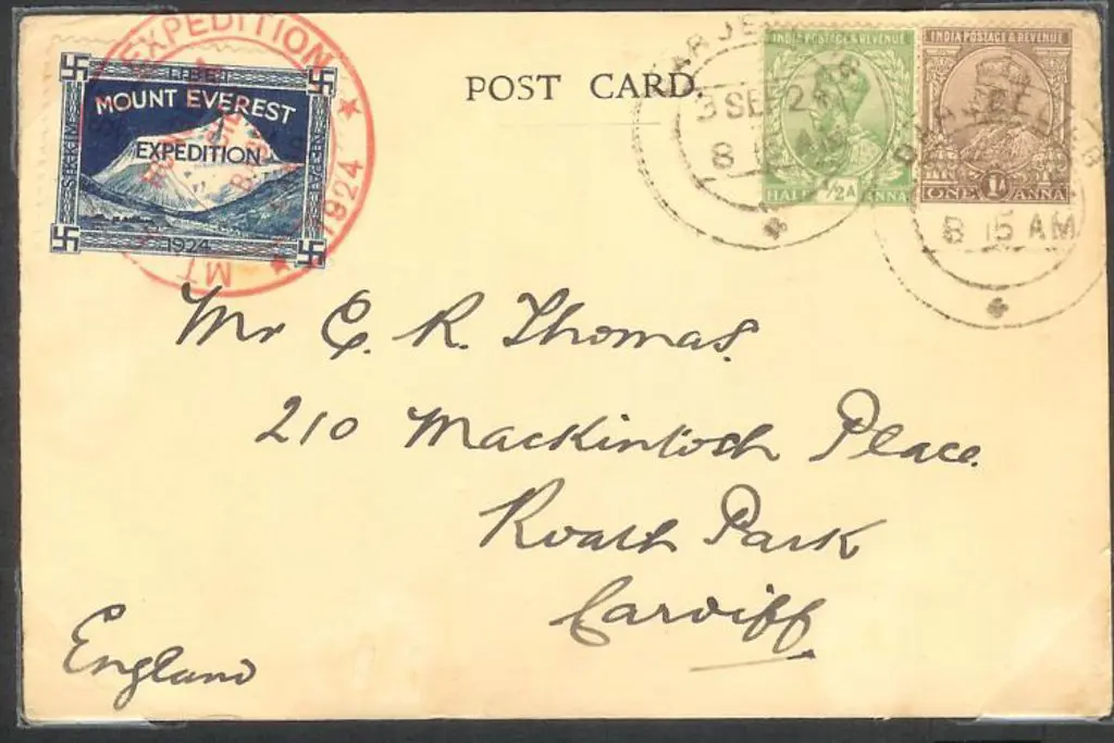 India 1924 (3rd Sept) Mount Everest Expedition led ... Image 1++