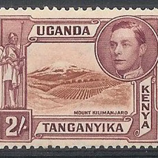 KUT 1938 2/- Mt Kilimanjaro Perf. 13¼. MUH SG 146 ...