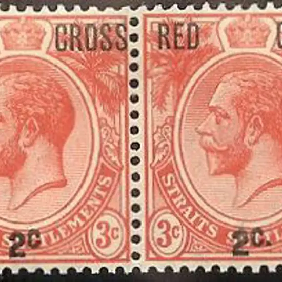 Malaya – Straits Settlements 1917 Red Cross ...