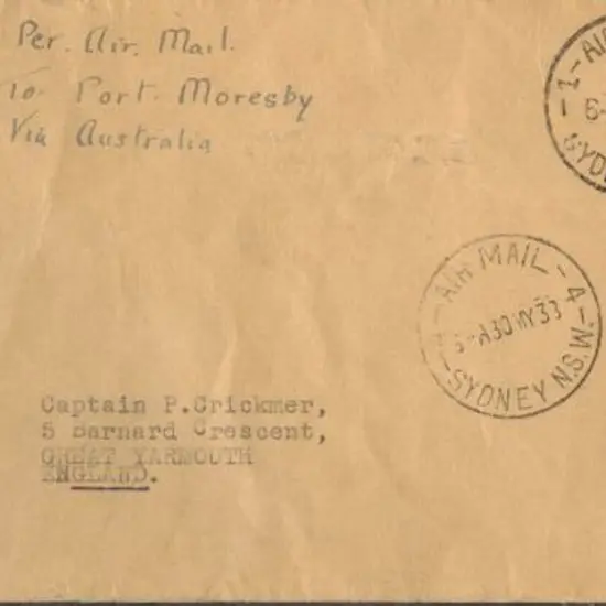 New Zealand 1938 airmail cover via Australia to ...