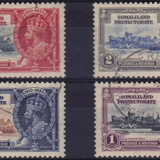 Somaliland 1935 Silver Jubilee set of 4 F/U. SG ...