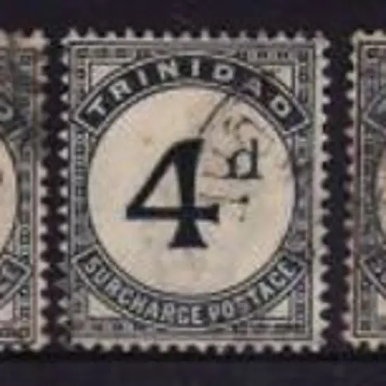 Trinidad 1885 Postage Dues set of 9 to 1/-. ...
