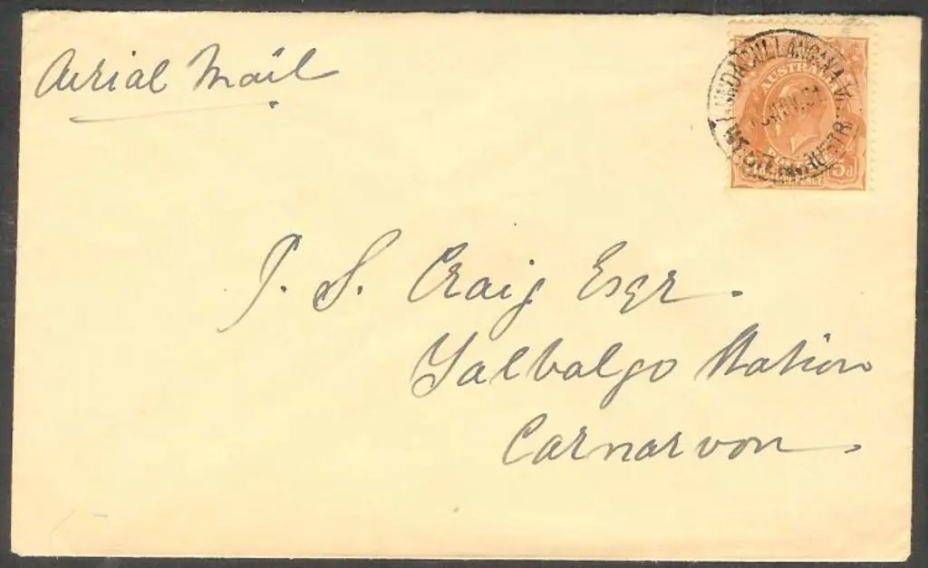 1931 (13th Nov) cover to Yalbalgo Station, ... Image 1++